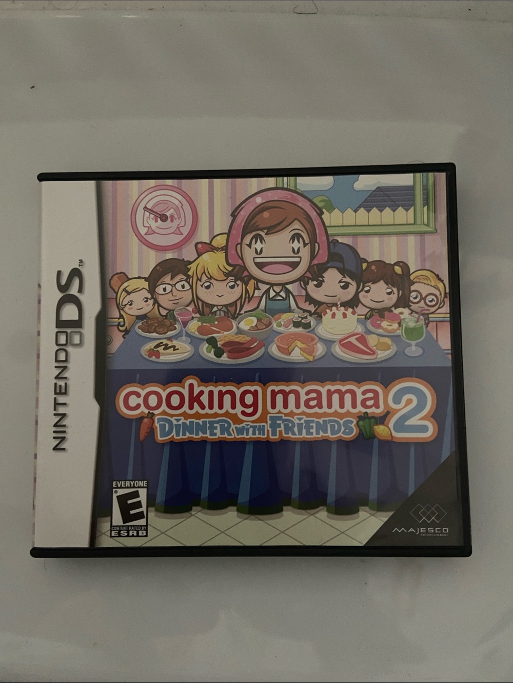 Nintendo Cooking Mama 2 Dinner with Friends - Pink and Blue Cover Art